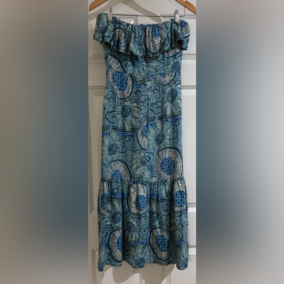 Rhode Thea Strapless Midi Dress - Picture 6 of 7